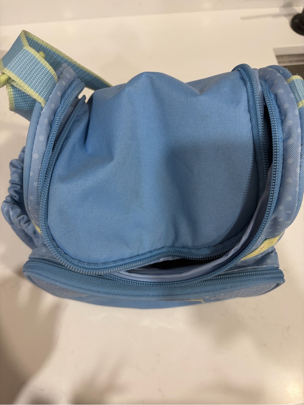 Rare Vintage Disney Winnie the Pooh Blue Diaper/lunch bag - Picture 5 of 6